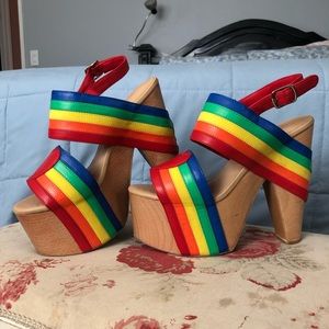 Current Mood Dollskill Rainbow Platforms